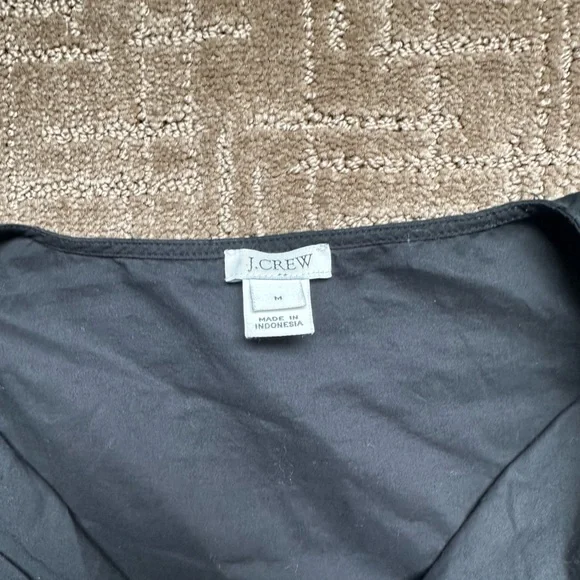 J Crew Black Dress Beach Embroidered - Picture 4 of 5